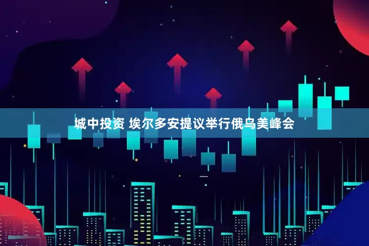 城中投资 埃尔多安提议举行俄乌美峰会