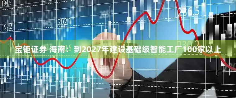 宝钜证券 海南：到2027年建设基础级智能工厂100家以上